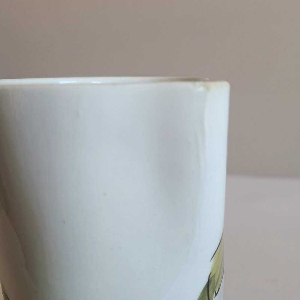 Hand made hand painted Italy pitcher with cherries design. - Picture 10 of 10